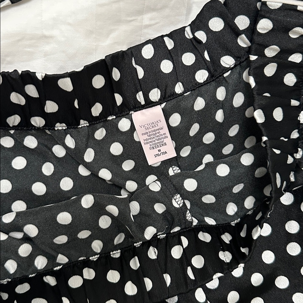 VS Polka Dot Satin PJ Set - Picture 3 of 5